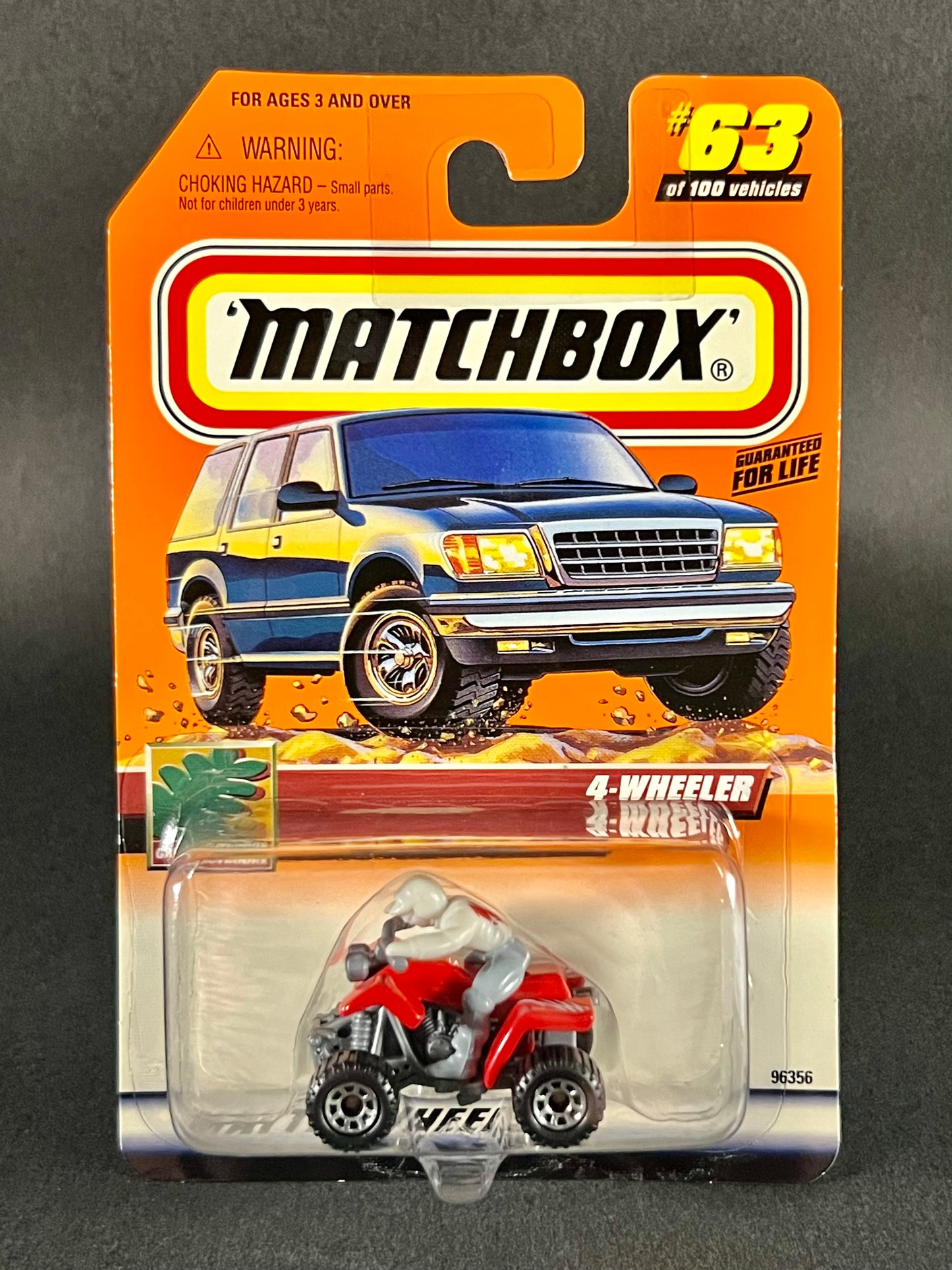 Matchbox 2000 Great Outdoors #63 4-Wheeler, Red