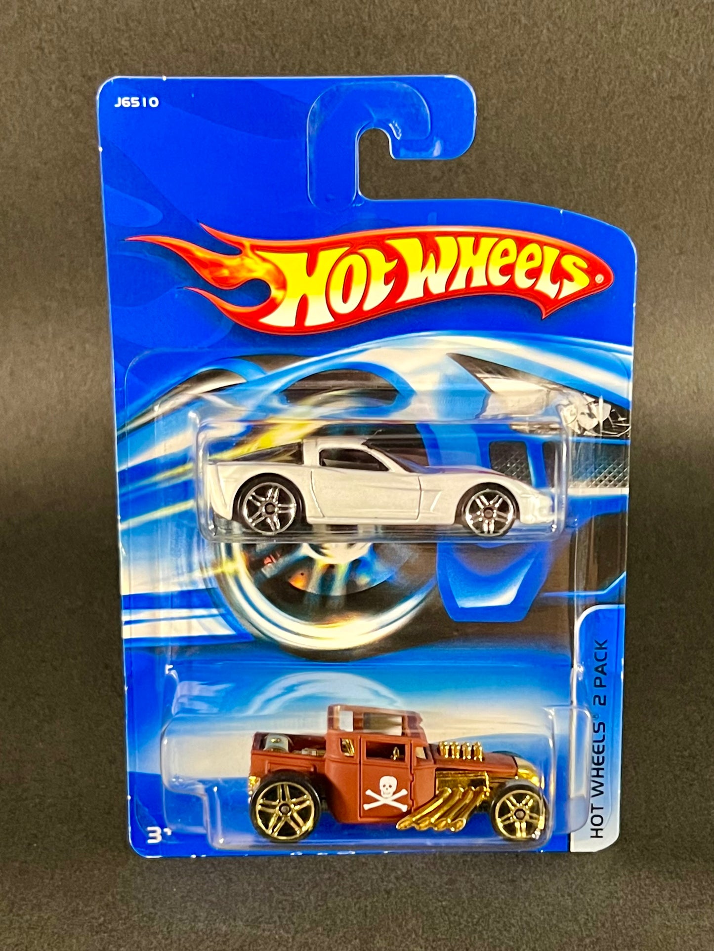 Hot Wheels 2006 2-Pack Corvette C6 & Bone Shaker