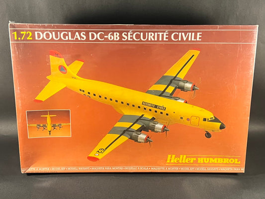 Heller Humbrol Model Kit 80316	1:72 Scale Douglas DC-6B Securite Civile