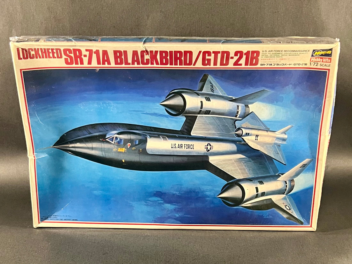 Hasegawa Model Kit K16X 1:72 Scale Lockheed SR-71A Blackbird/GTD-21B ...