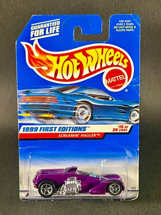 Hot Wheels 1999 First Editions #15 Screamin' Hauler, Purple