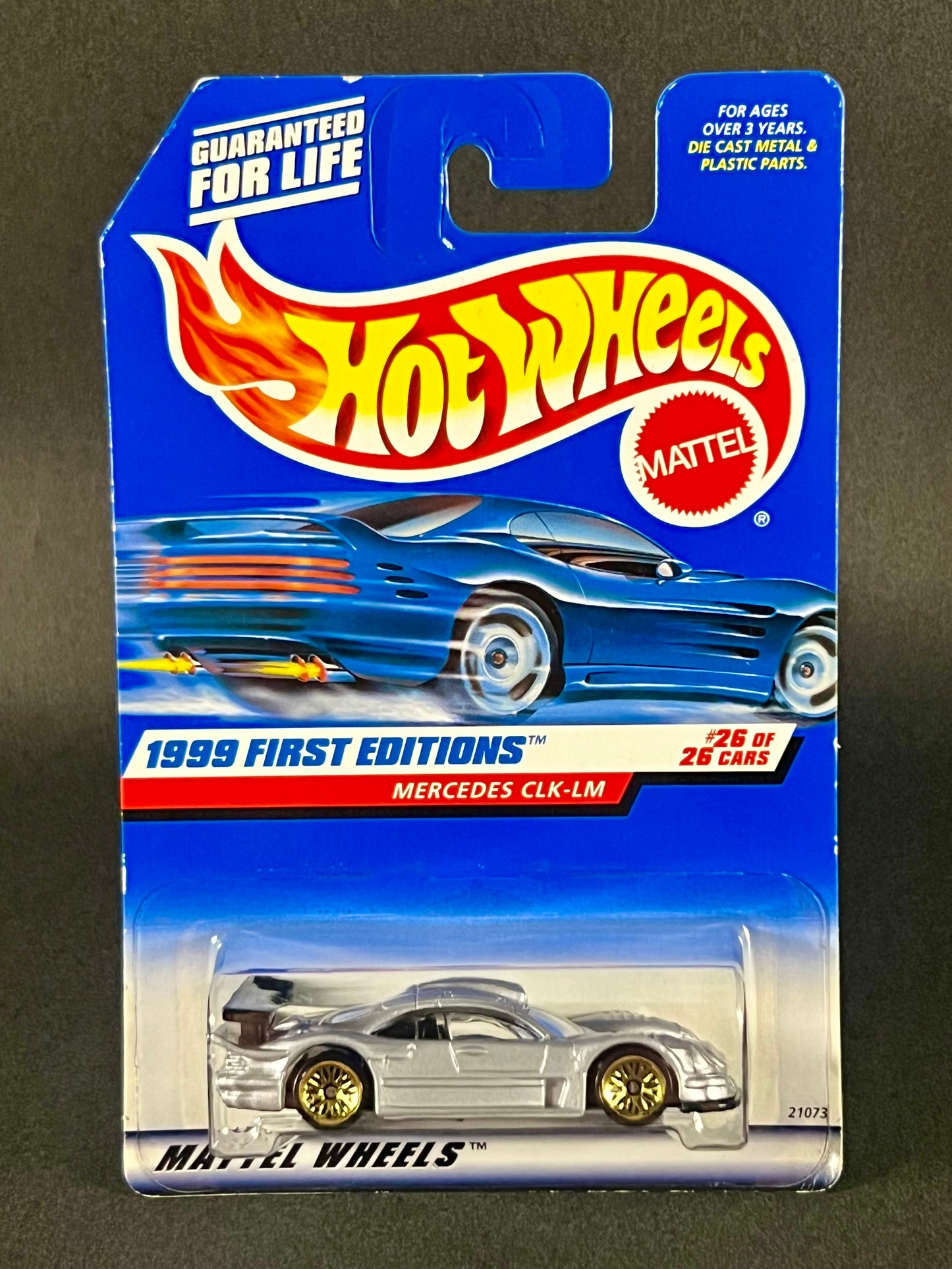 Hot Wheels 1999 First Editions #26 Mercedes CLK-LM, Silver