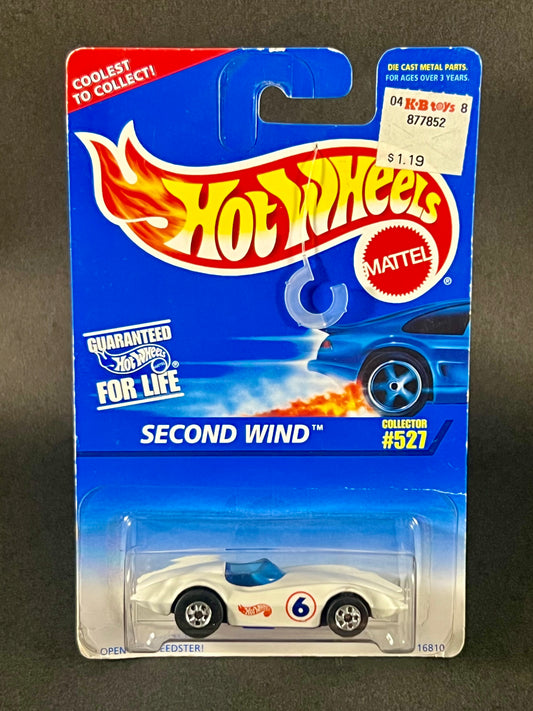 Hot Wheels 1996 #527 Second Wind, White