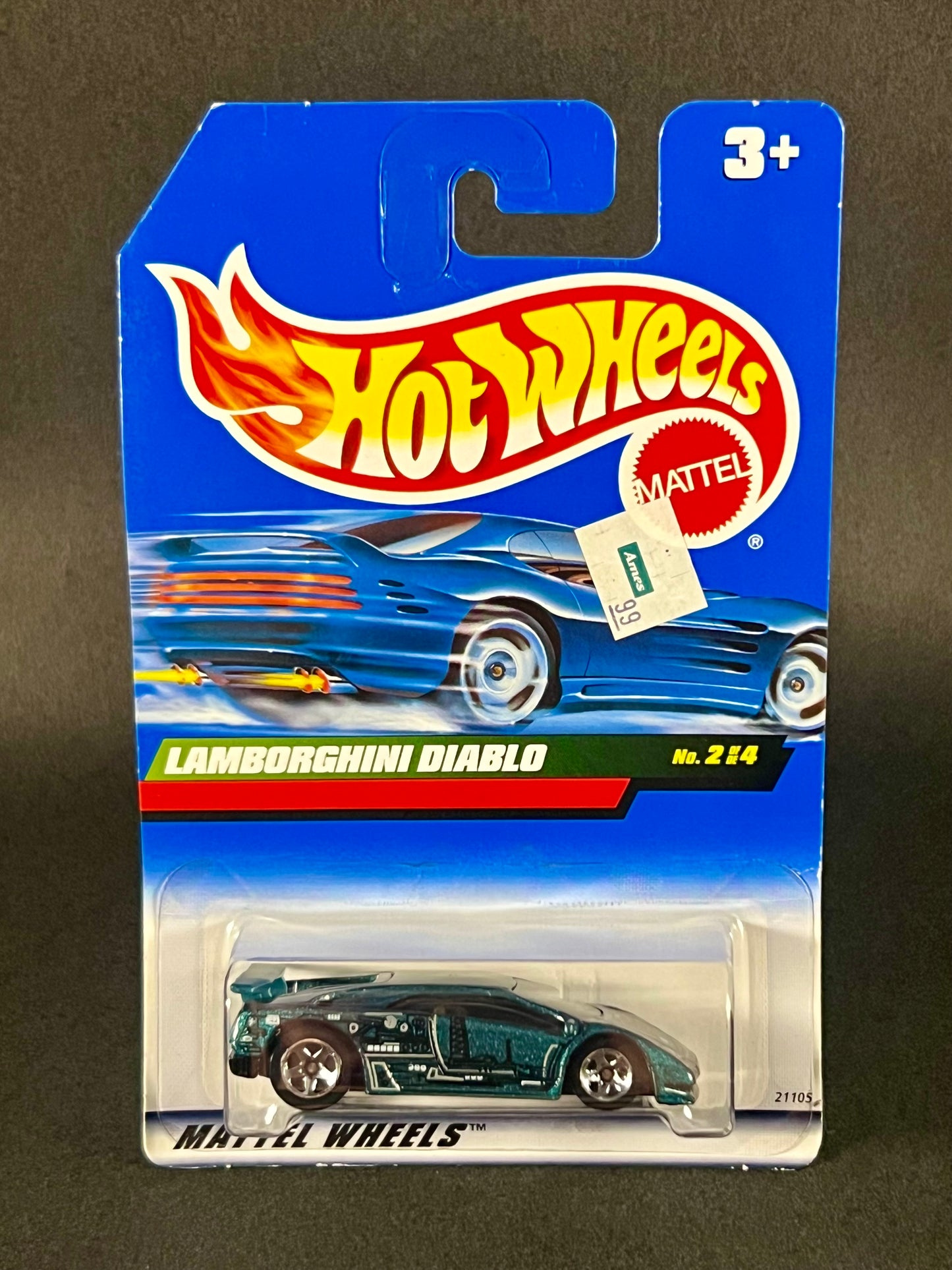 Hot Wheels 1999 X-Ray Cruiser Series #2 Lamborghini Diablo, Green