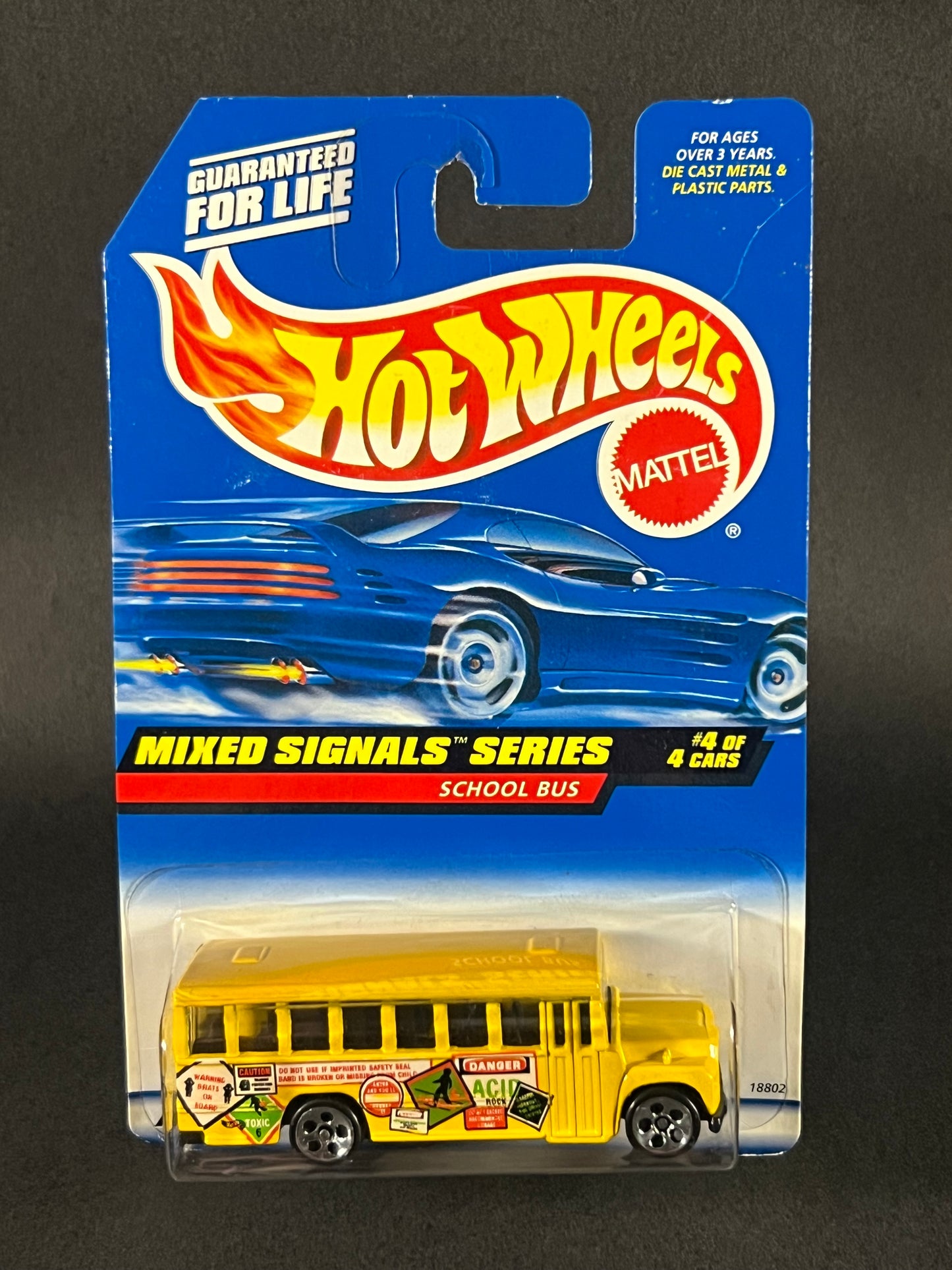 Hot Wheels 1998 Mixed Signals Series #4 School Bus