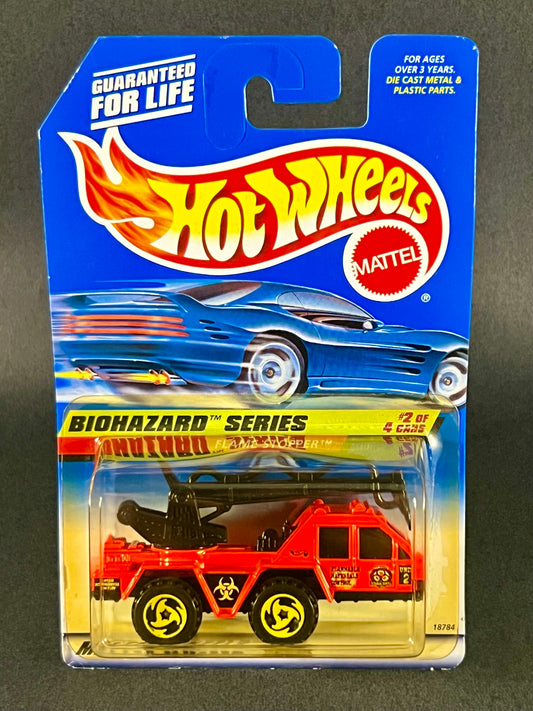 Hot Wheels 1997 Biohazard Series #2 Flame Stopper, Red