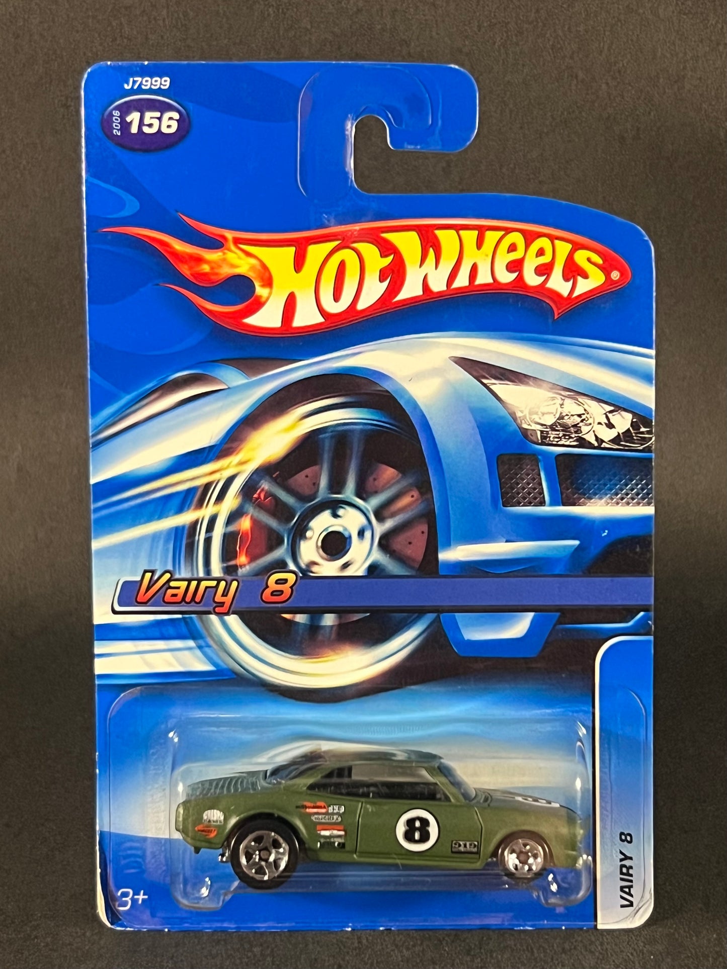 Hot Wheels 2006 #156 Vairy 8, Green