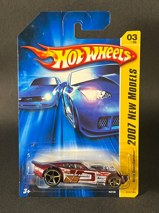 Hot Wheels 2007 New Models #3 Nitro Doorslammer, Red