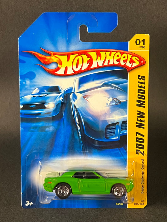 Hot Wheels 2007 New Models #01 Dodge Challenger Concept, Green