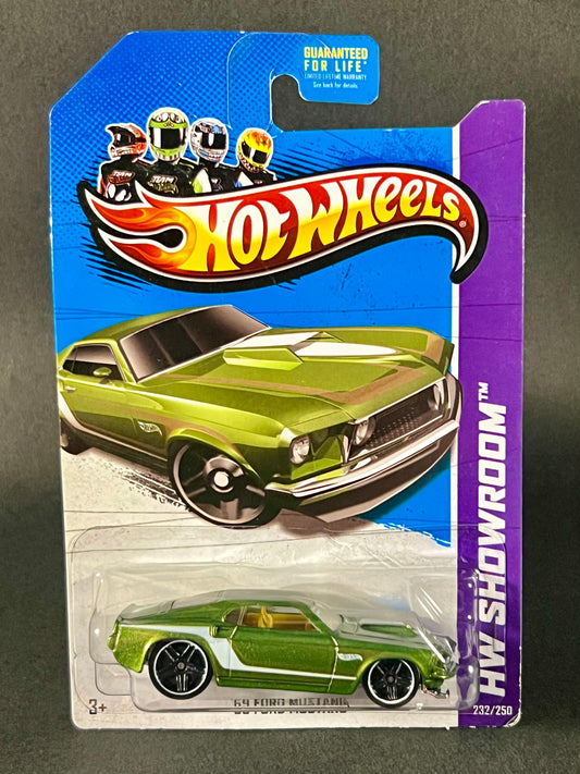 Hot Wheels 2013 HW Showroom #232 '69 Ford Mustang, Green