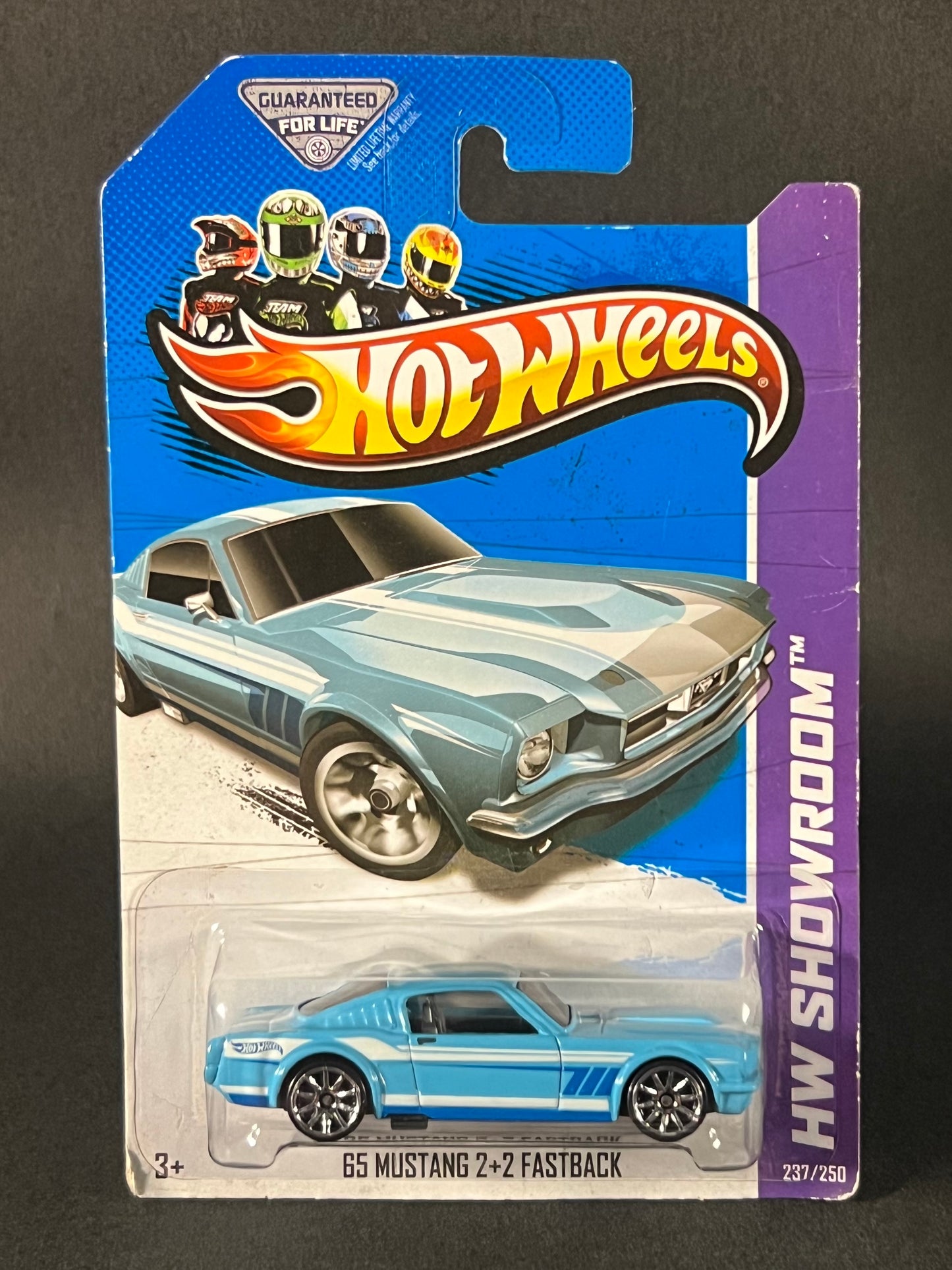 Hot Wheels 2013 HW Showroom #237 '65 Mustang 2+2 Fastback, Blue