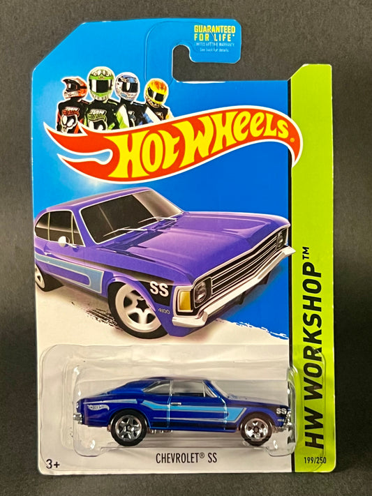 Hot Wheels 2014 HW Workshop #199 Chevrolet SS, Blue