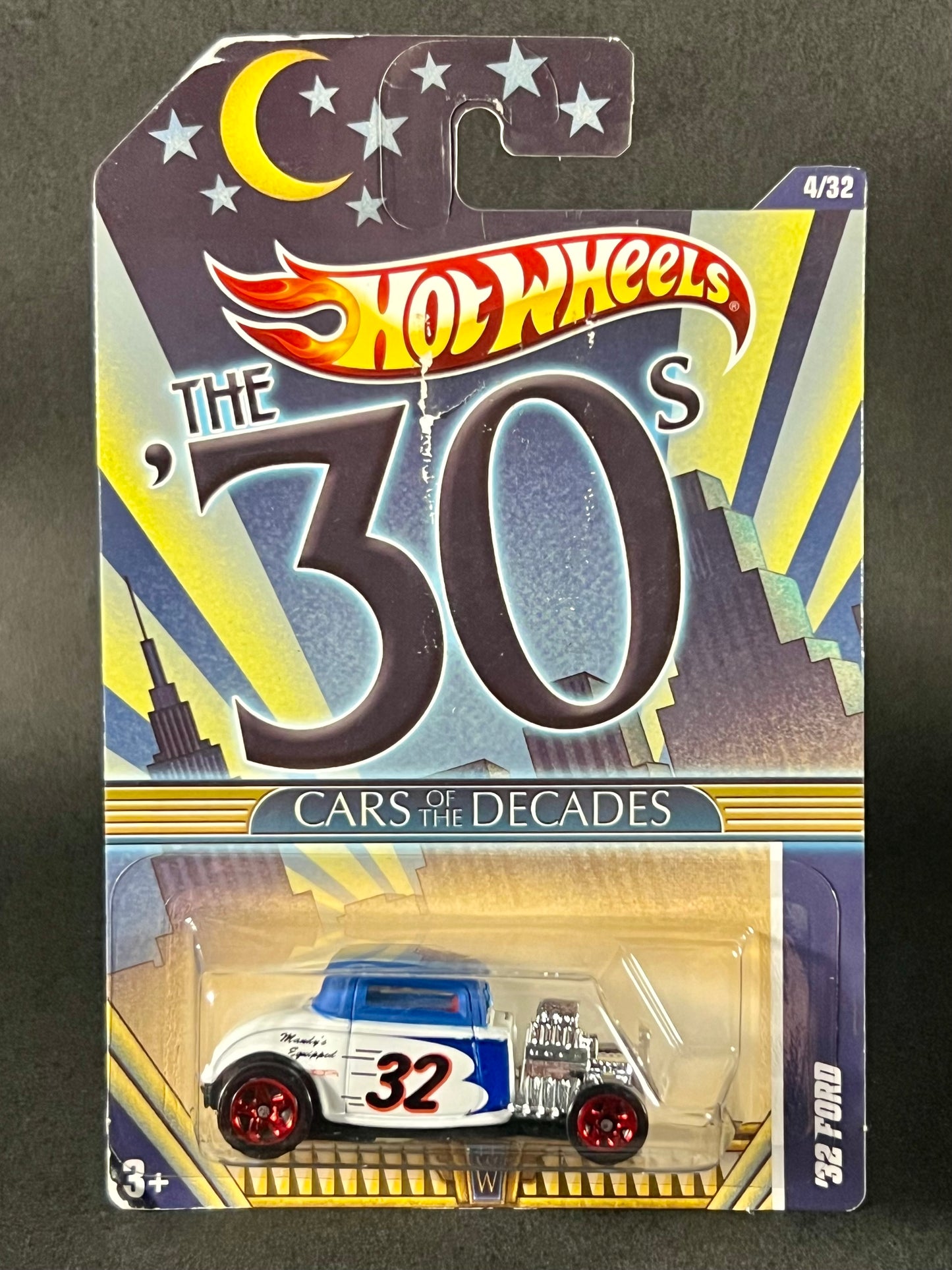 Hot Wheels 2011 Cars of the Decades -The 30's #4 '32 Ford, White