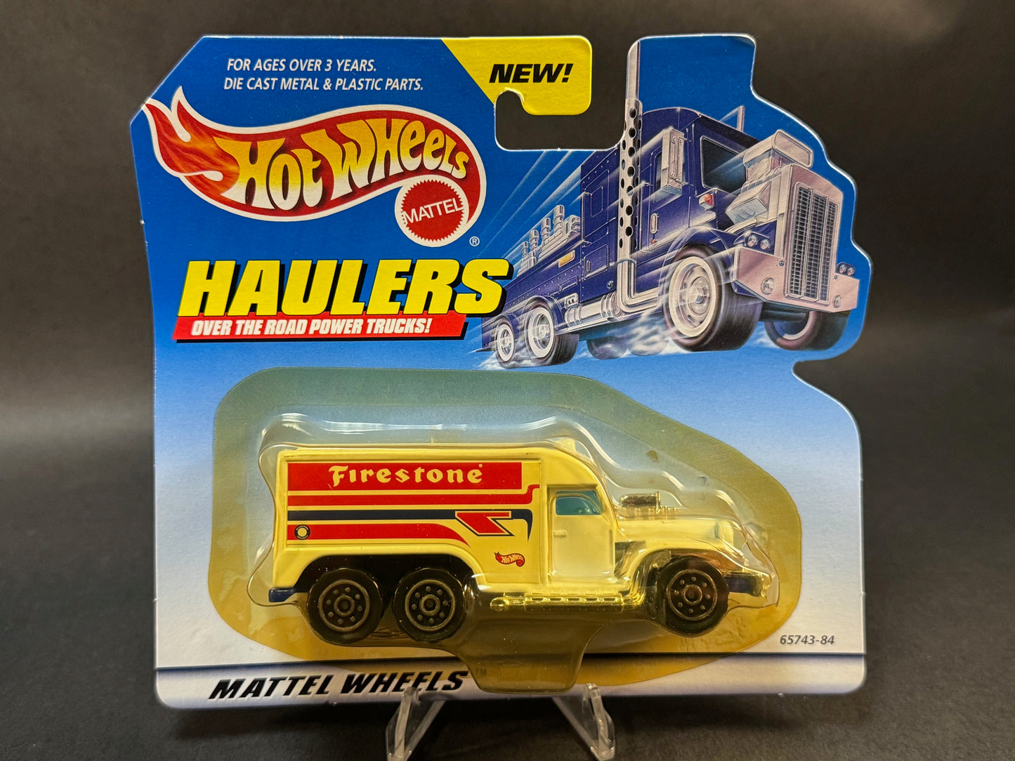 1999 Hot Wheels Haulers Firestone Armored Truck, White