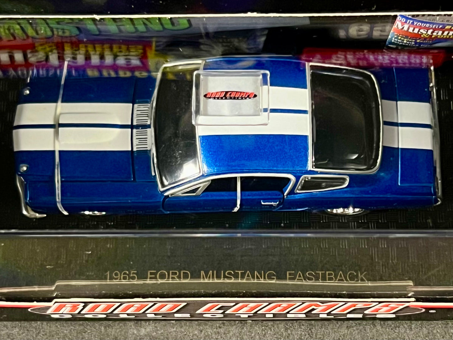 Road Champs 1999 Mustang & Fords 1965 Ford Mustang Fastback, Blue