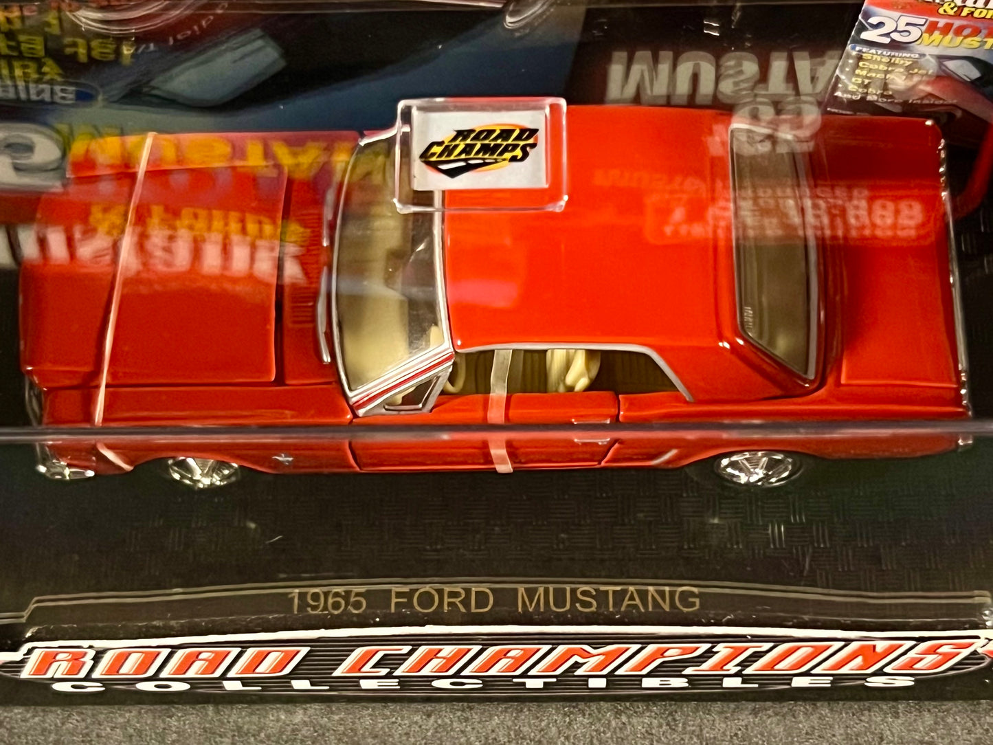 Road Champs 1999 Mustang & Fords 1965 Ford Mustang, Red