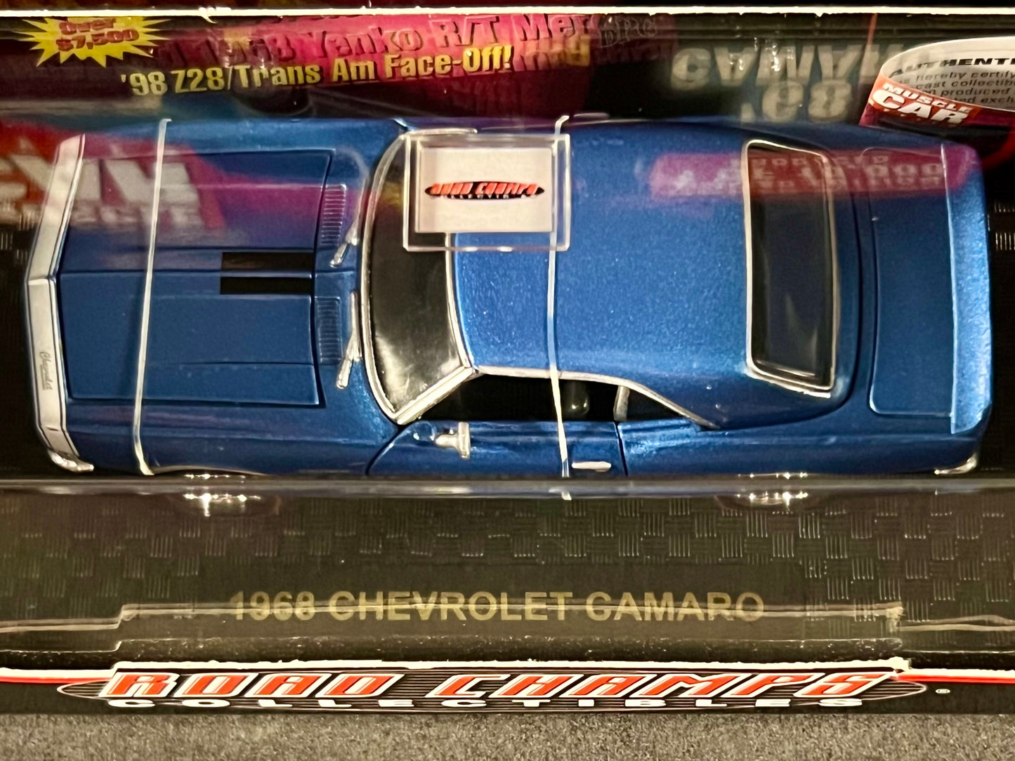 Road Champs 1999 Muscle Car Review 1968 Chevrolet Camaro, Blue