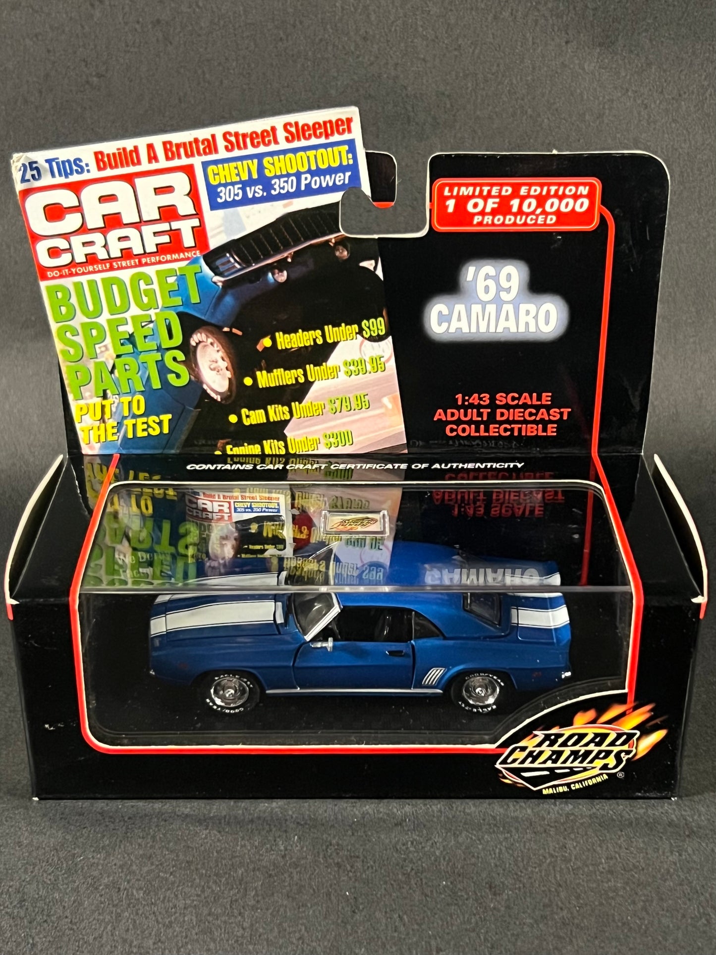 Road Champs 1999 Car Craft 1969 Chevrolet Camaro, Blue