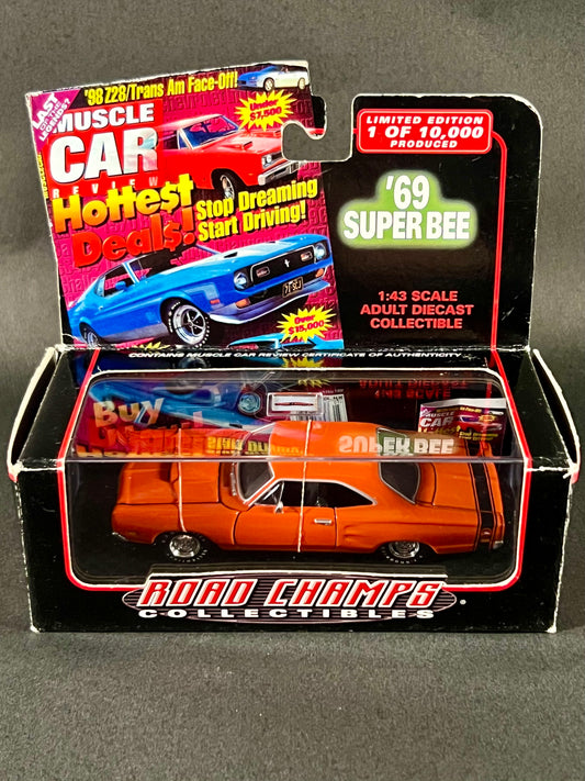 Road Champs 1999 Muscle Car Review 1969 Dodge Super Bee, Orange