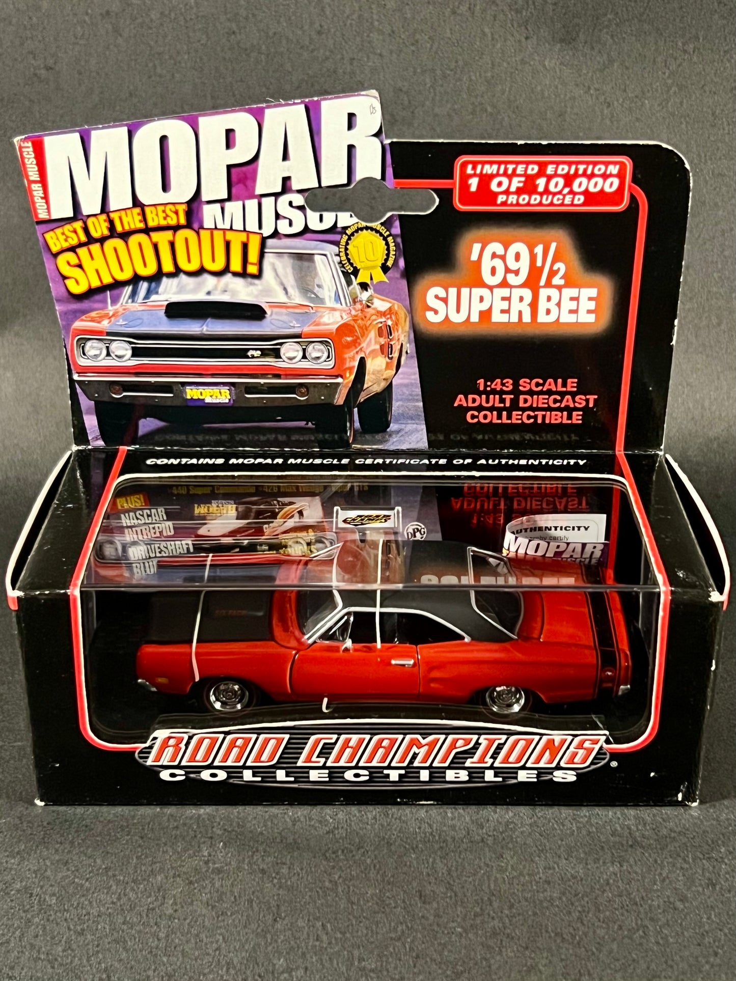 Road Champs 1999 Mopar Muscle 1969 1/2 Dodge Super Bee, Red