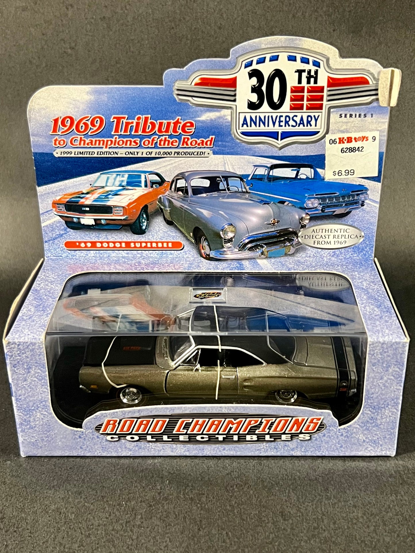 Road Champs 1969 Tribute Series 1 Limited Edition 1969 Dodge Super Bee, Gold