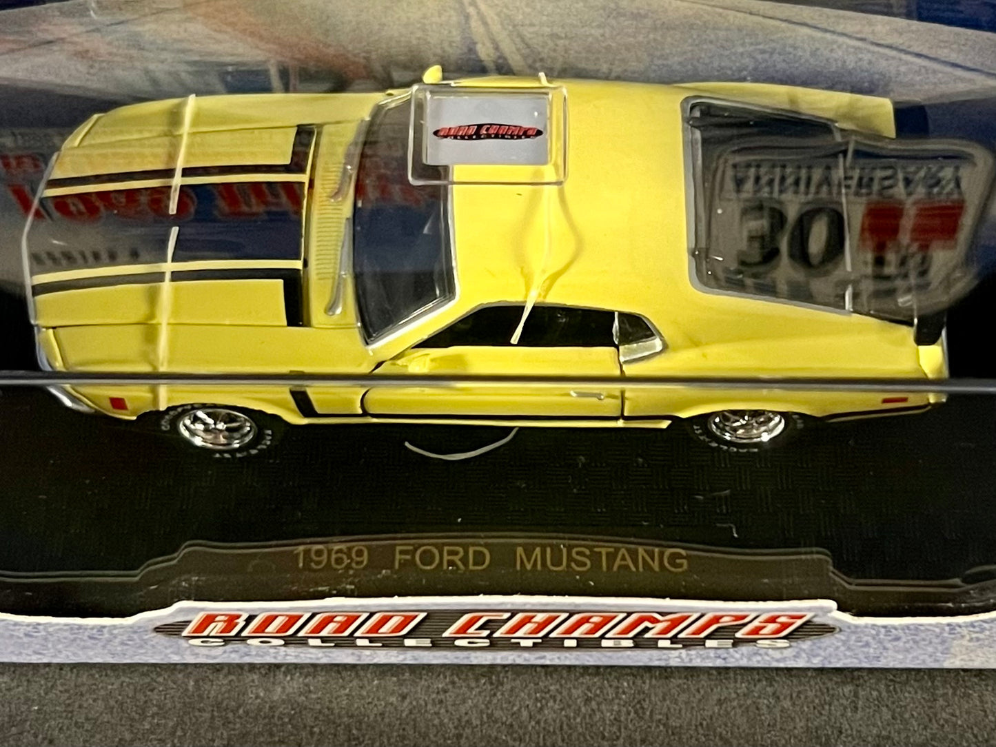 Road Champs 1969 Tribute Series 2 Limited Edition 1969 Ford Mustang, Yellow