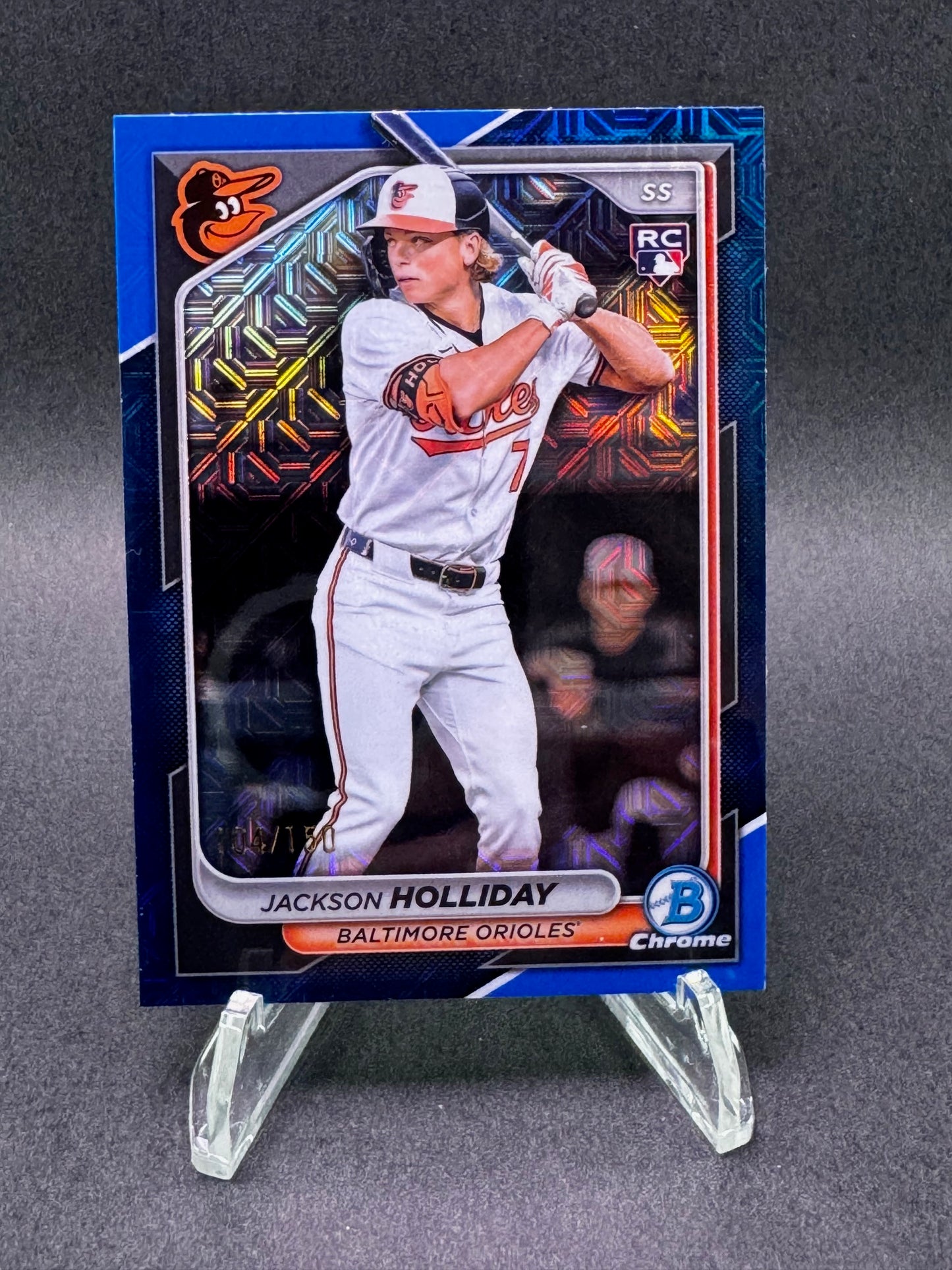 2024 Bowman Chrome Rookie RC Blue Mojo /150 Jackson Holliday