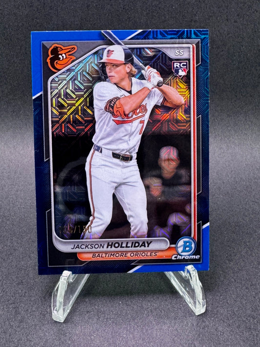 2024 Bowman Chrome Rookie RC Blue Mojo /150 Jackson Holliday
