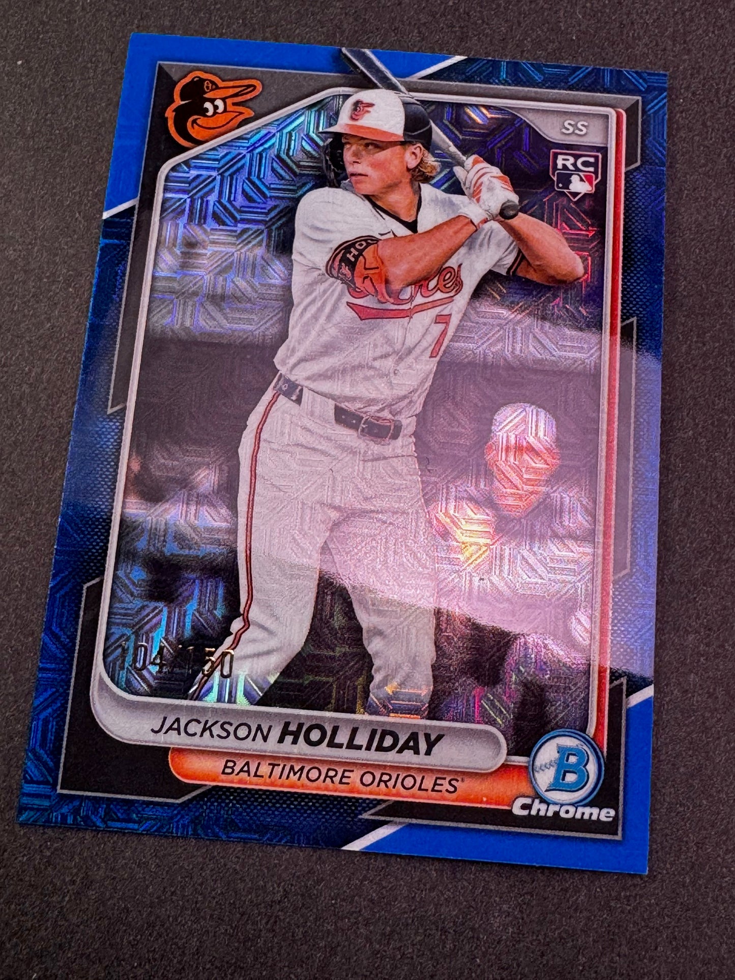 2024 Bowman Chrome Rookie RC Blue Mojo /150 Jackson Holliday