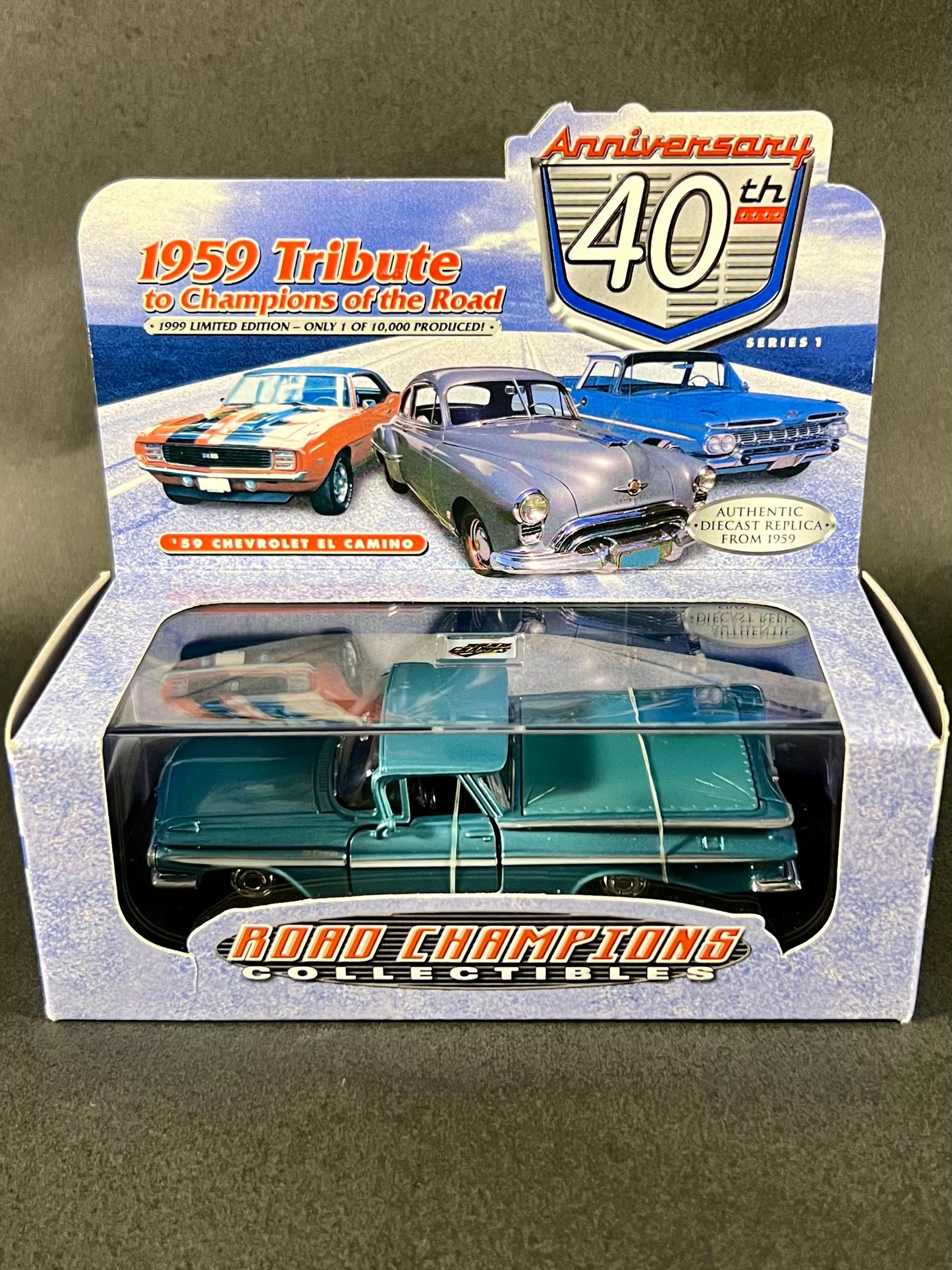 Road Champs 1959 Tribute Series 1 Limited Edition 1959 Chevrolet El Camino, Teal