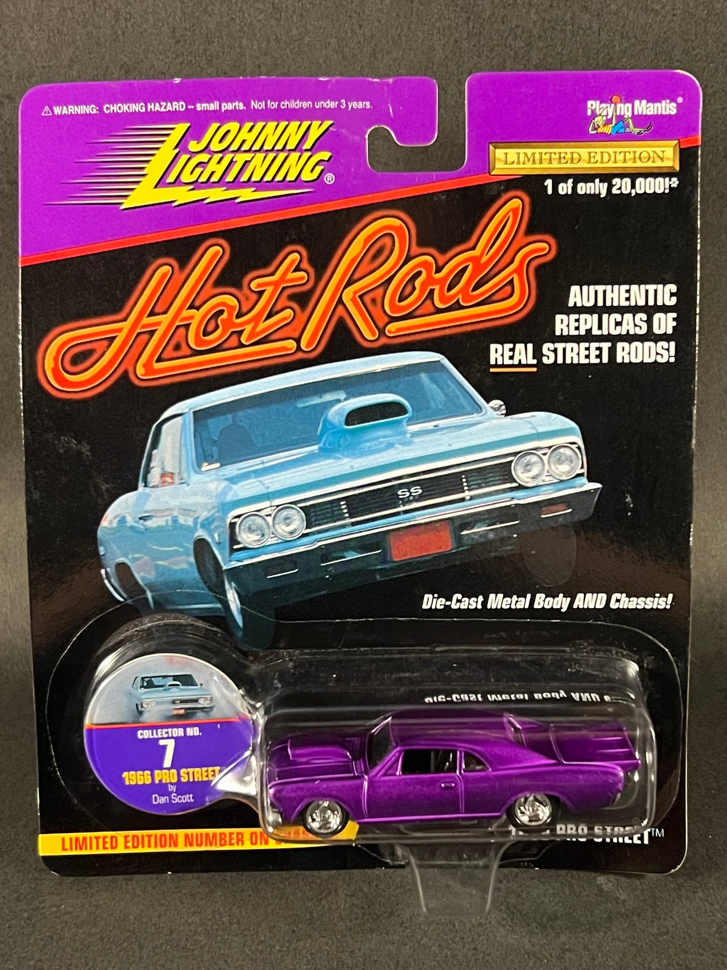 Johnny Lightning 1997 Hot Rods 1966 Pro Street, Purple