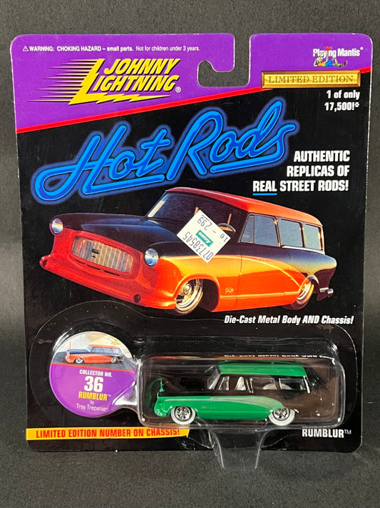 Johnny Lightning 1997 Hot Rods #36 Rumblur, Green and Black