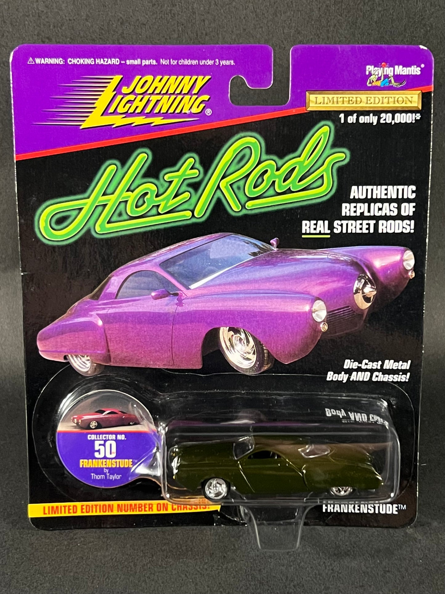 Johnny Lightning 1997 Hot Rods #50 Frankenstude, Black