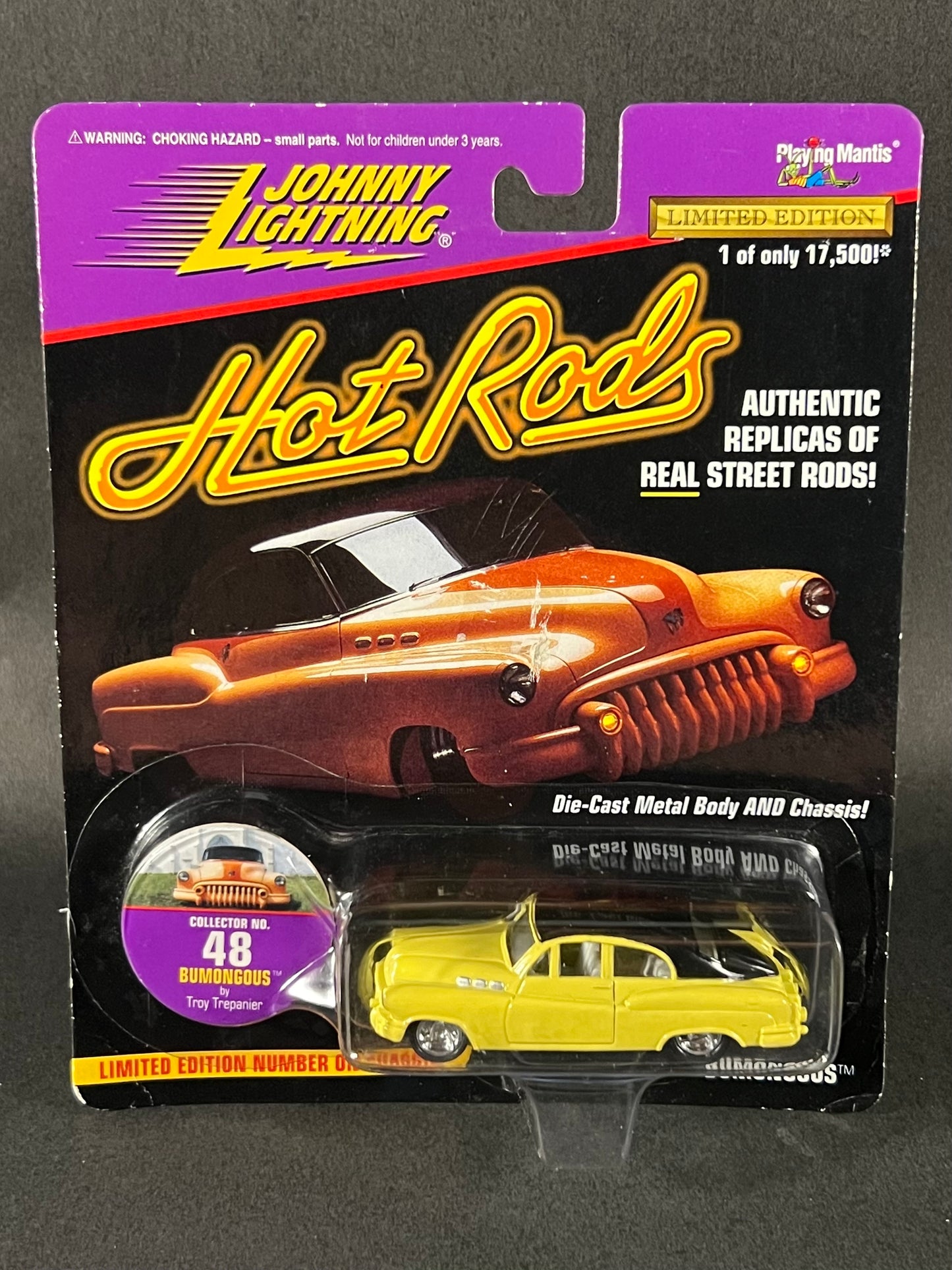 Johnny Lightning 1997 Hot Rods #48 Bumongous, Yellow