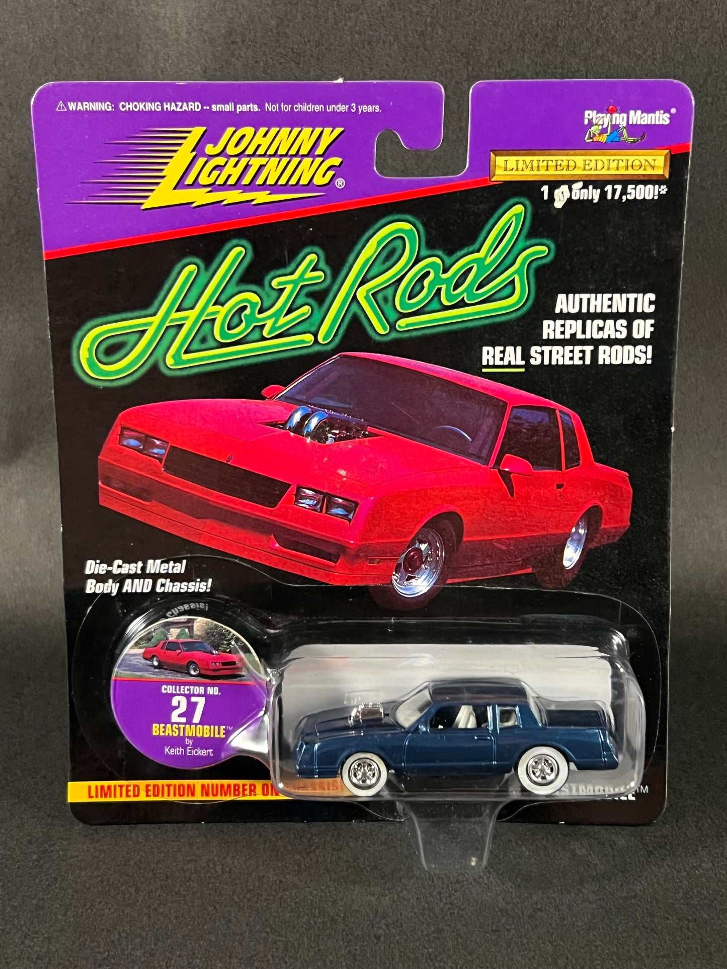 Johnny Lightning 1997 Hot Rods #27 Beastmobile, Blue