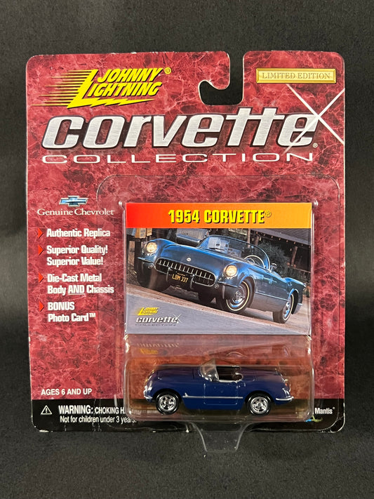 Johnny Lightning 1999 Corvette Collection 1954 Corvette, Blue