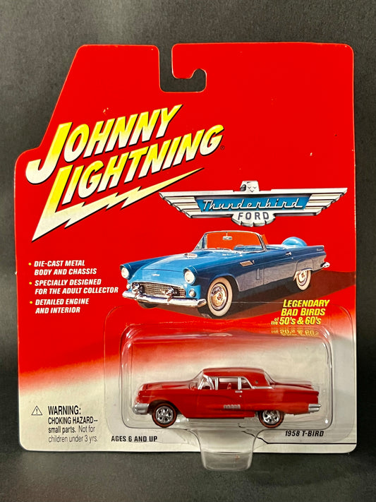 Johnny Lightning 2002 Ford Thunderbird Series 1958 T-Bird, Red