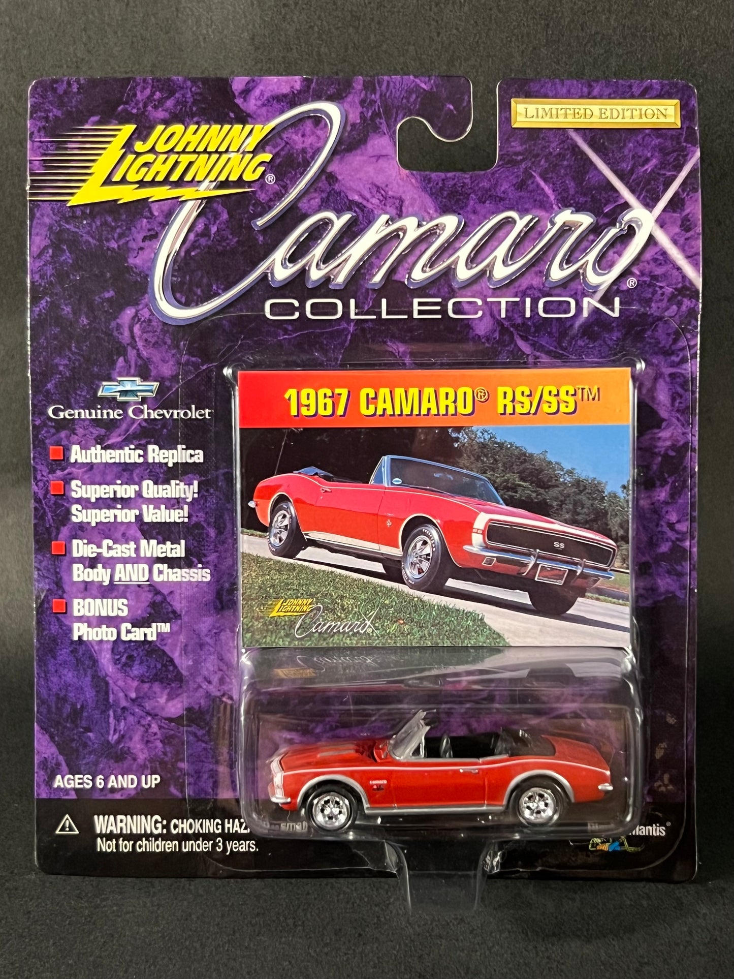 Johnny Lightning Camaro Collection 1967 Camaro RS/SS, Red