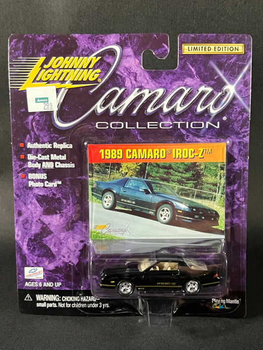 Johnny Lightning Camaro Collection 1989 Camaro Iroc-Z, Black