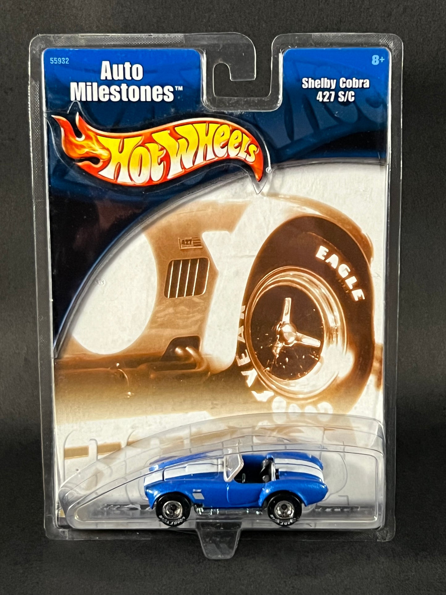 Hot Wheels 2001 Auto Milestones Shelby Cobra 427 S/C, Blue