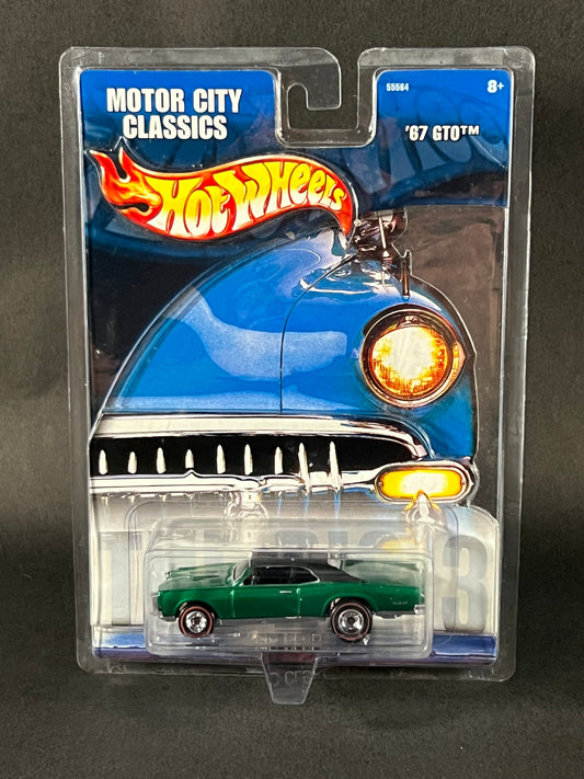 Hot Wheels 2001 Motor City Classics '67 GTO, Green