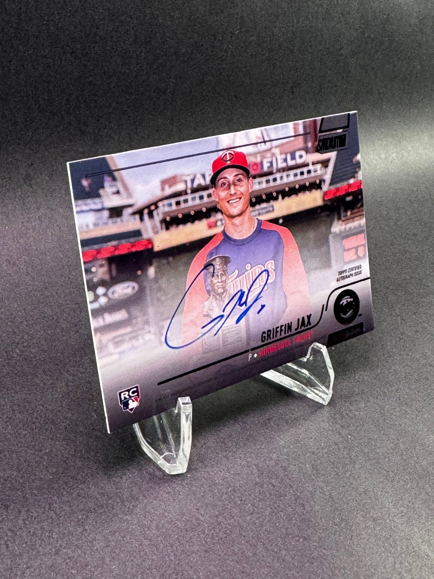 2022 Topps Stadium Club #SCBA-GJ Black /25 Griffin Jax Autograph Rookie RC Minnesota Twins