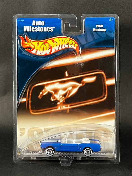 Hot Wheels 2001 Auto Milestones 1965 Mustang, Blue