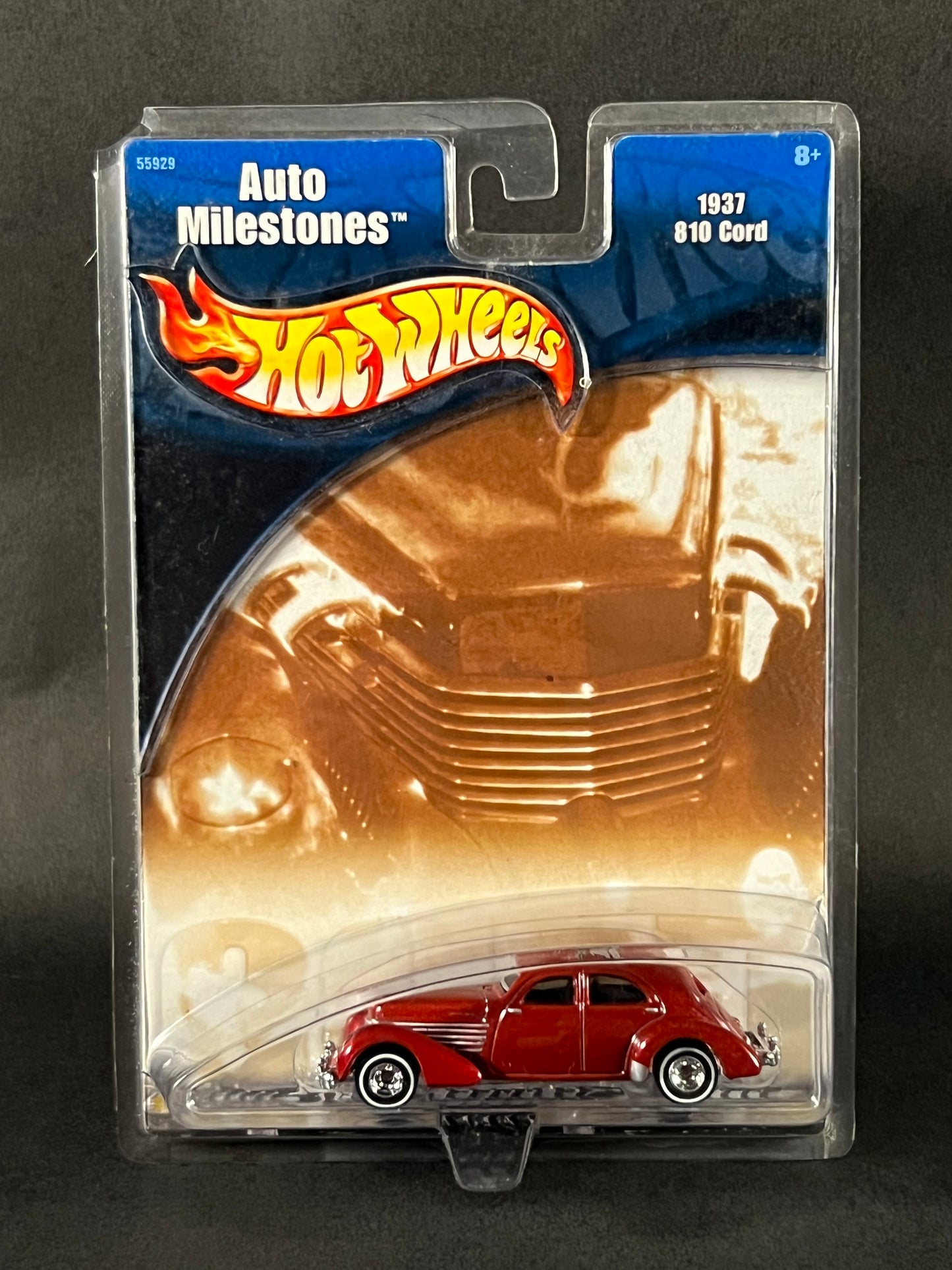 Hot Wheels 2001 Auto Milestones 1937 810 Cord, Red