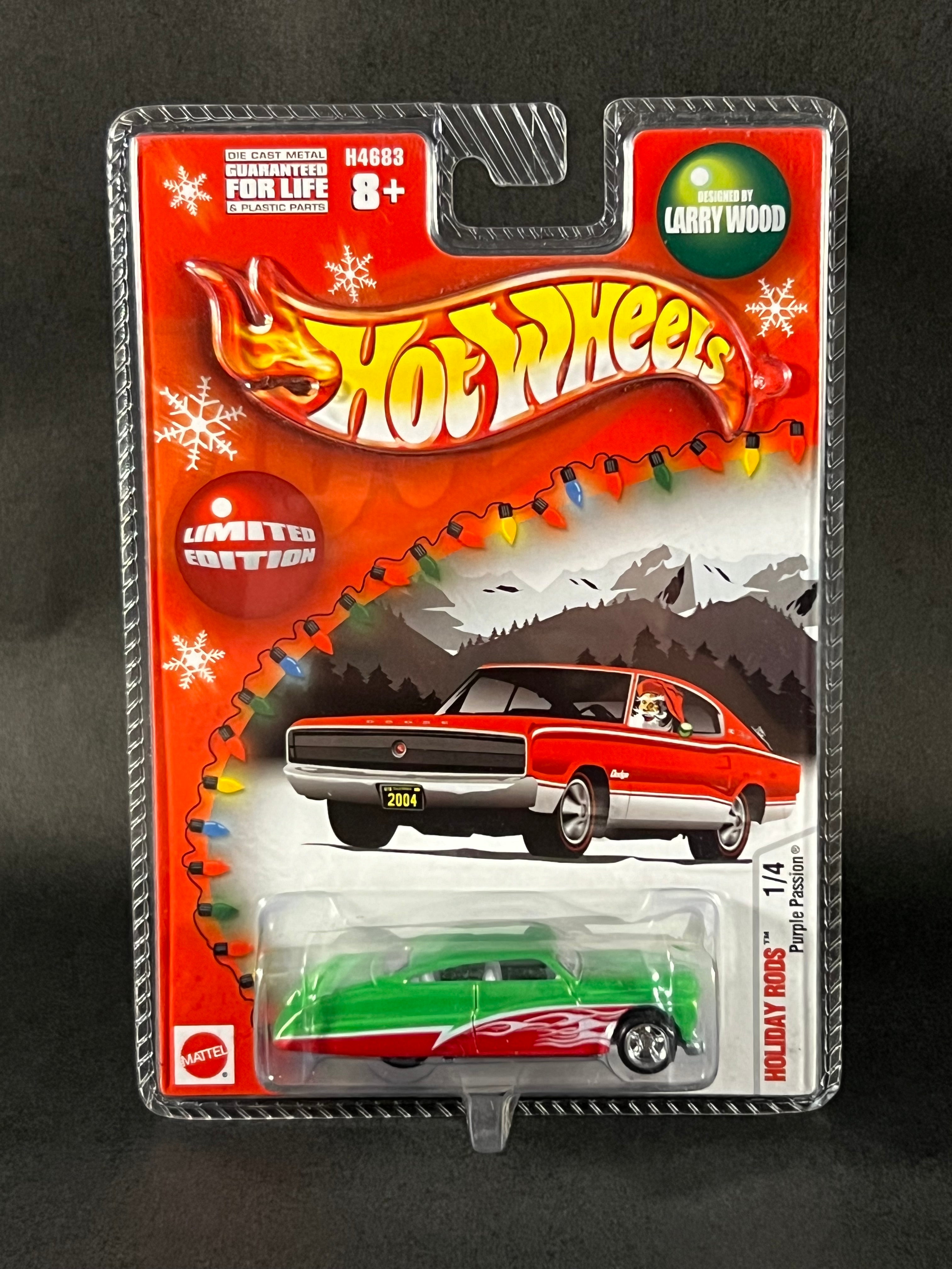 Hot Wheels Limited Edition 2004 Holiday Rods 1/4 Purple Passion, Green ...