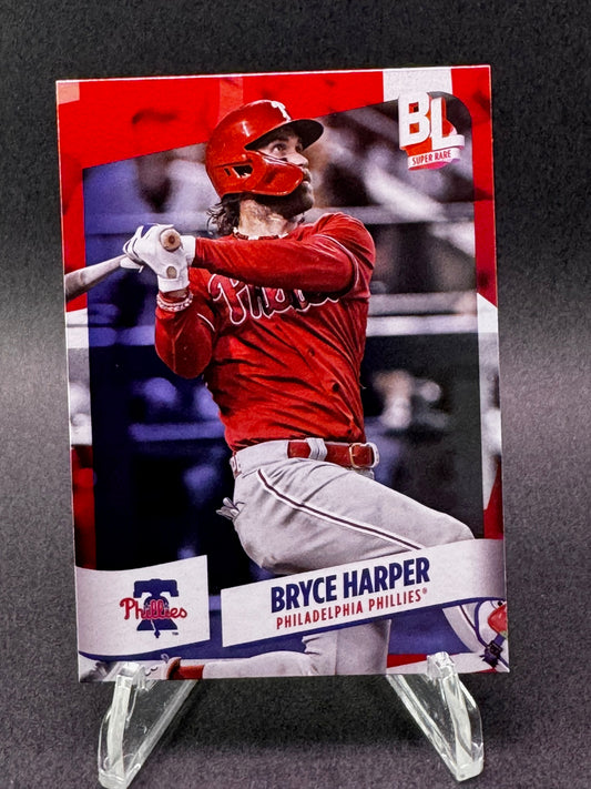 2024 Topps Big League Red Foil Super Rare 278 Bryce Harper Philadelphia Phillies