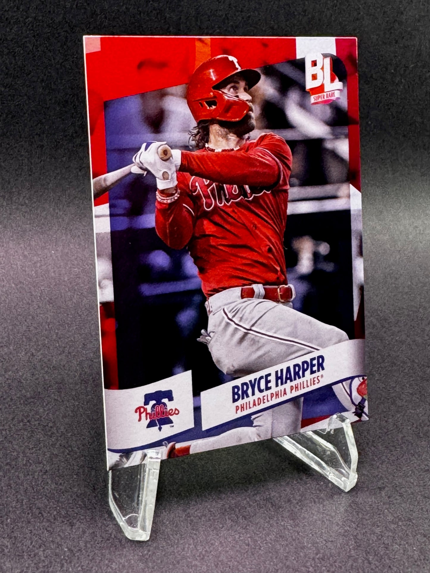2024 Topps Big League Red Foil Super Rare 278 Bryce Harper Philadelphia Phillies
