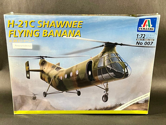 Italeri Model Kit 007 1:72 Scale H-21C Shawnee "Flying Banana"