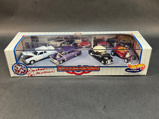 1998 Hot Wheels Collectibles Reggie's Cars 4 Car Collector's Set