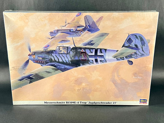 Hasegawa Model Kit 08136 1:32 Scale Messerschmitt Bf109E-4 Trop 'Jagdgeschwader 27'